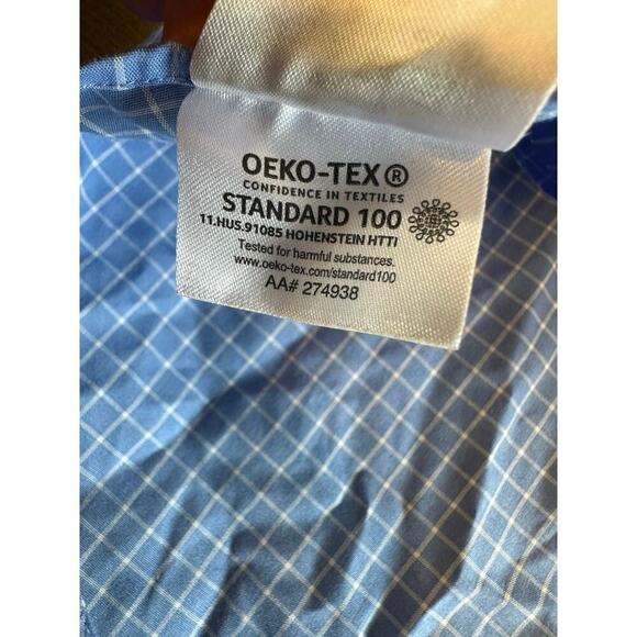 Lauren Ralph Lauren Black Label Button Up Men XXL 18 34/35 Wedding Easter Career - Picture 12 of 15